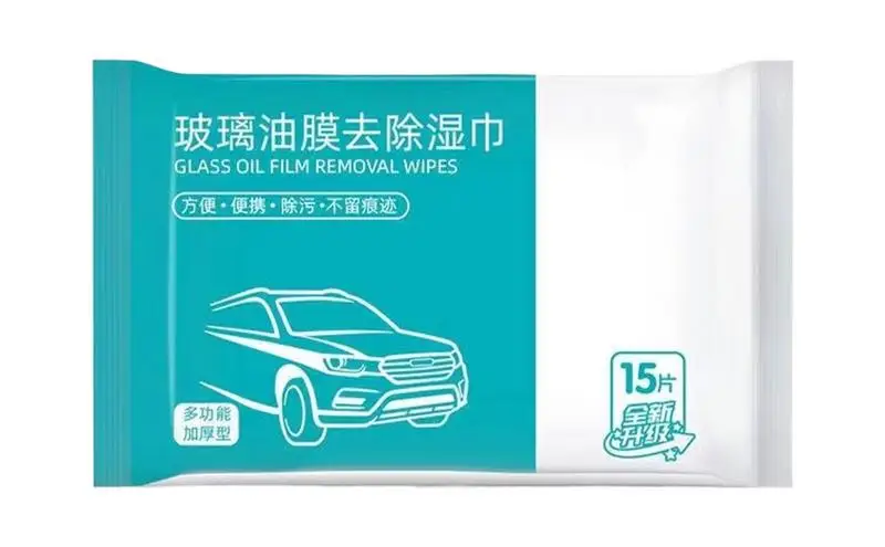 Car Glass Oil Film Removal Wipes Glass Wipes For Cleaning Quick Cleaning Wipes Multifunctional Bathroom Cleaning Tissue