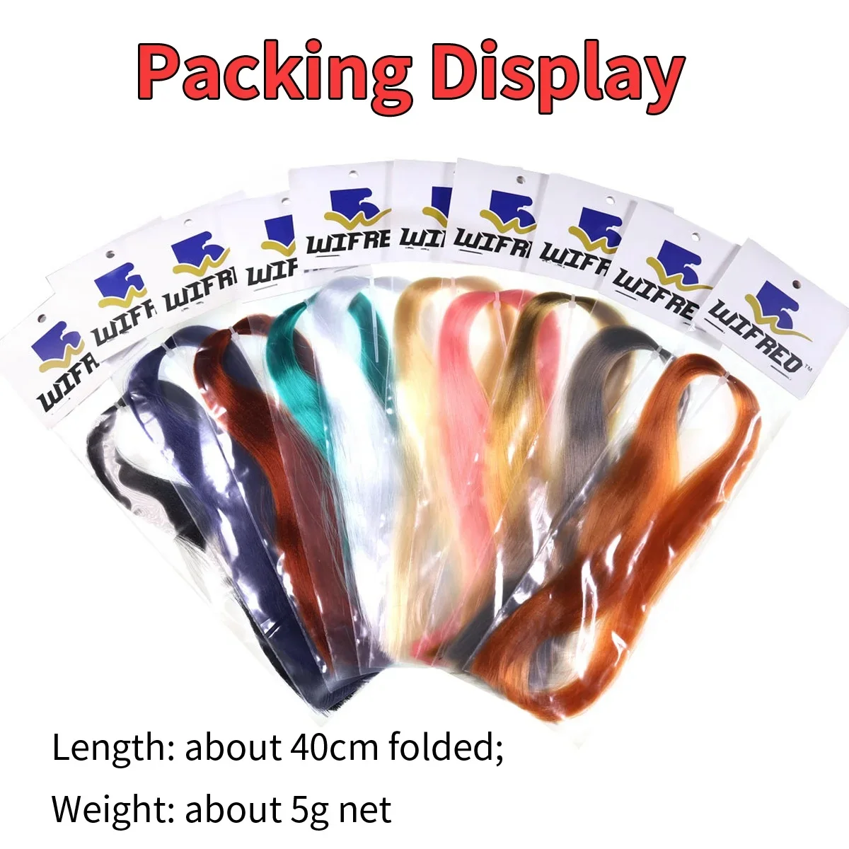 10 Color Fiber Fly Tying Material Silk Fiber Synthetic Fibers Hair Floss for Saltwater Fishing Salmon Sabiki Rig Lures factory