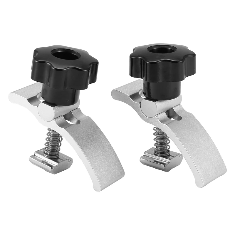 PORK-2PCS T-Track Mini Hold Down Clamp Kit, Compatible With 3018 CNC Router Machines, 3018-PRO/ 3018-Prover/ MX3