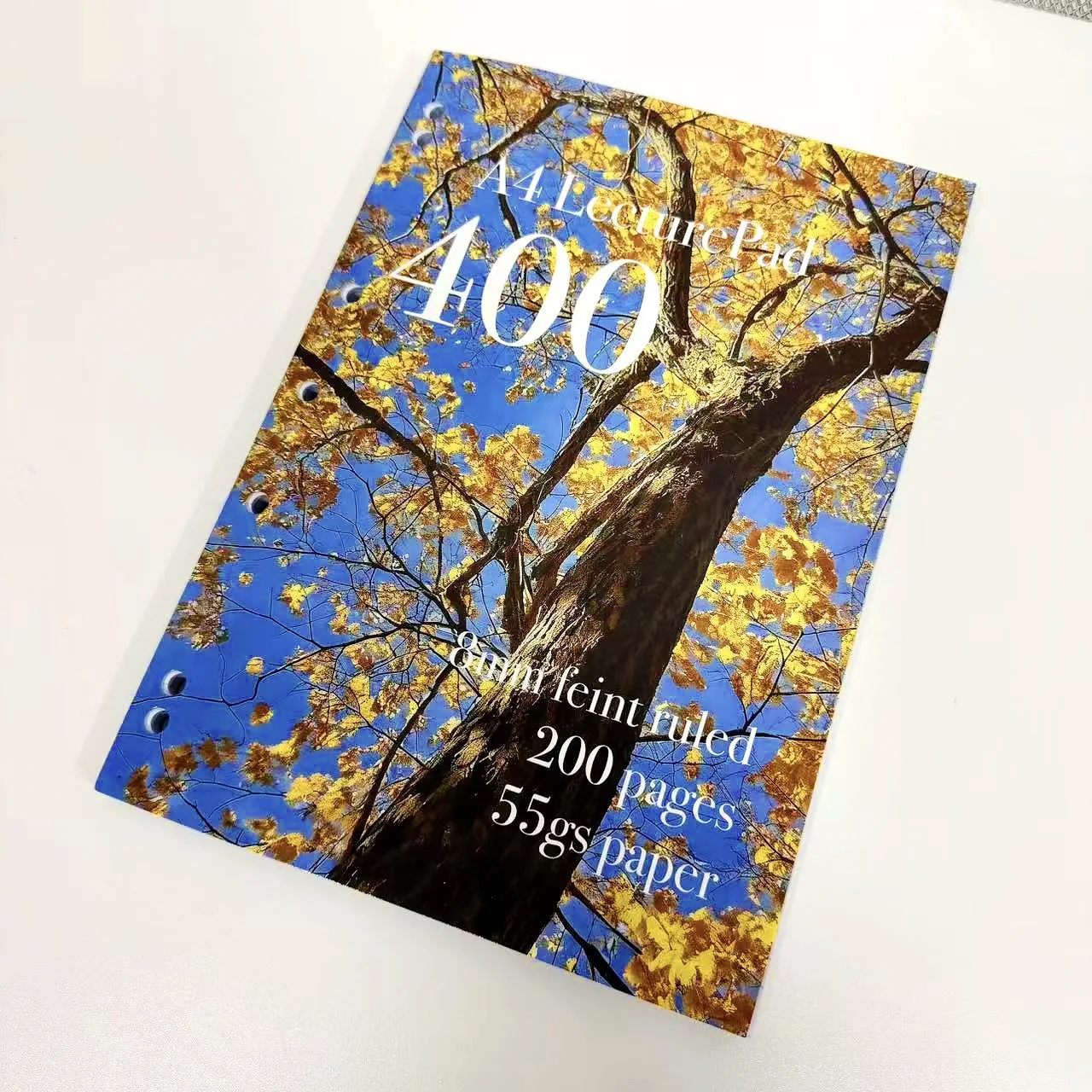 Ins Style Four Seasons Winter River Thin Notebook Student Draft Exercise Book For Postgraduate Study Girls Daily Journal