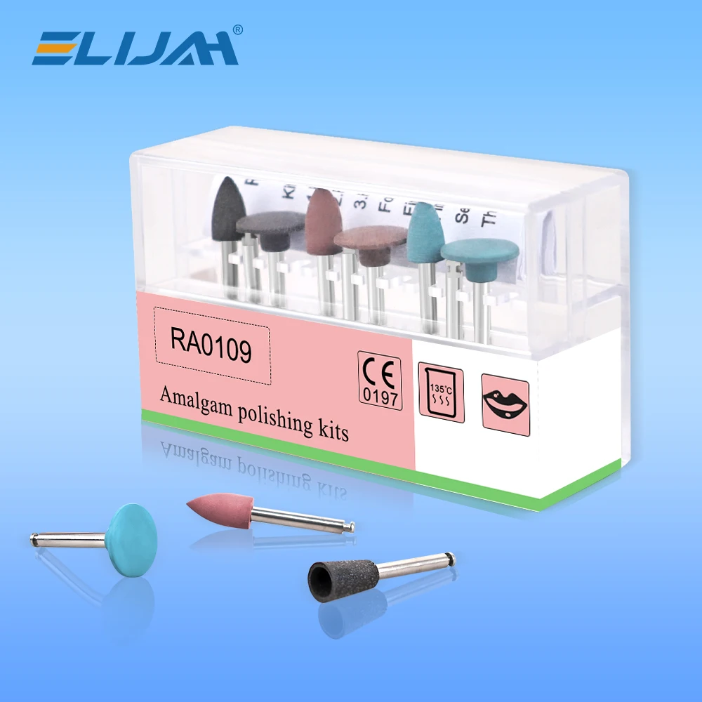 RA0109 Dental Amalgam Polishing Kits Denspay Dental Silver Amalgam Repair Polishing Set Resin Porcelain Polishing Set