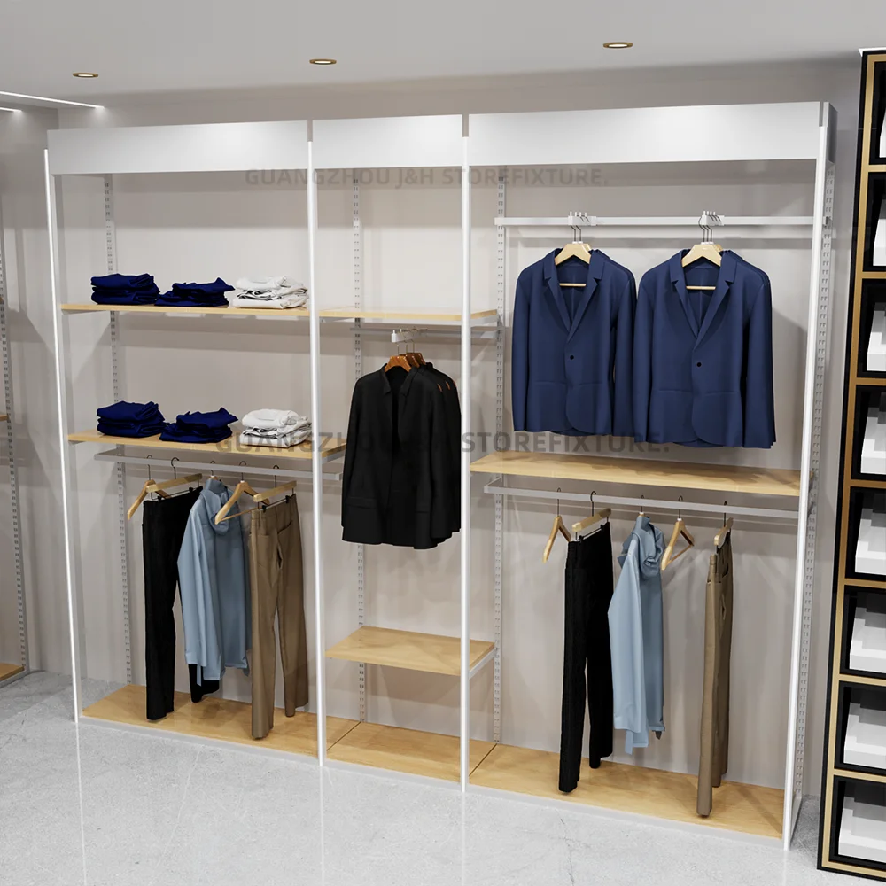 맞춤형 맞춤형 맞춤형 스테인레스 스틸 독립형 의류 랙 헤비 듀티 더블 로드 옷걸이 의류 걸이 스탠드 Stora