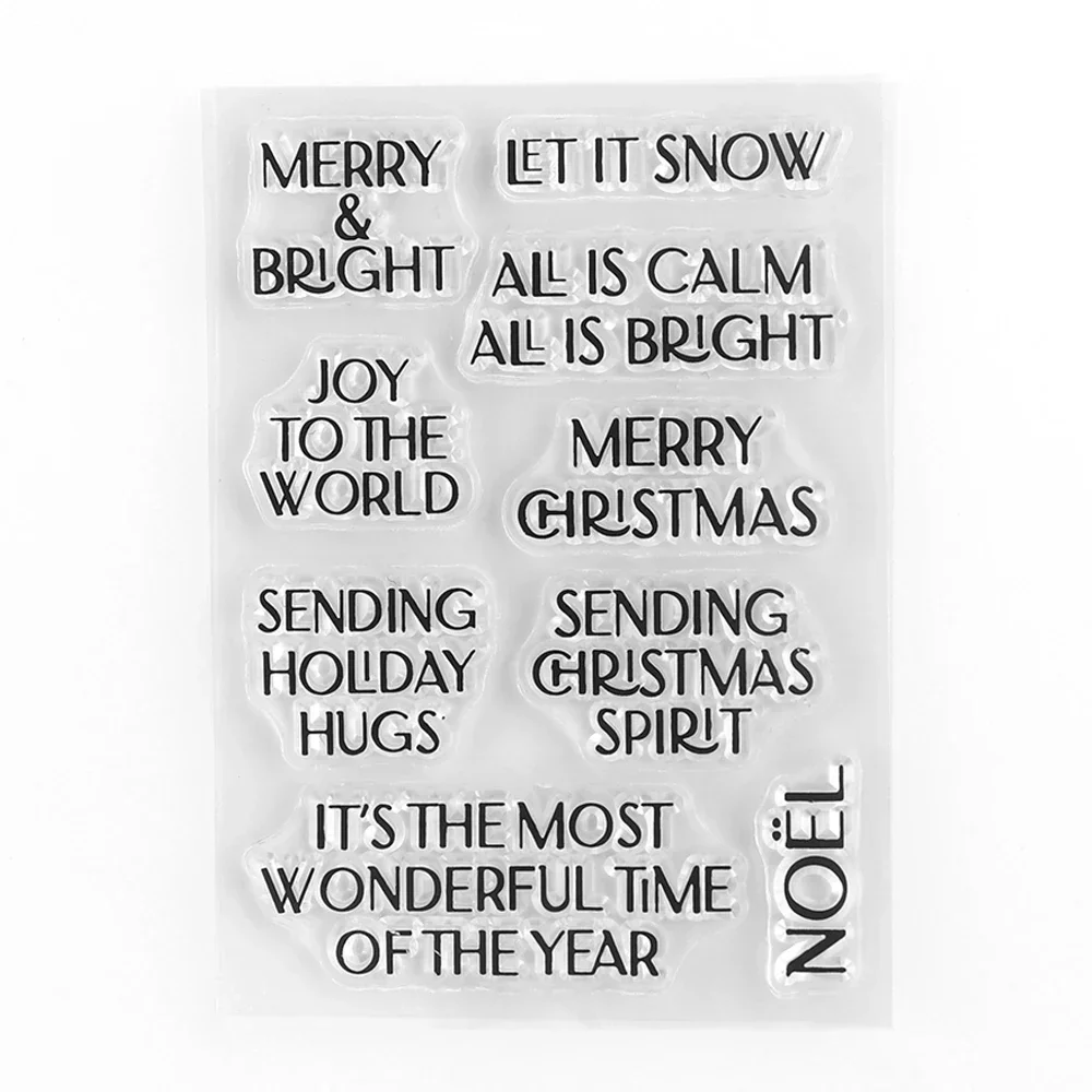 البريد الكولاج الحب ستار ندفة الثلج واضح Stamps DIY بها بنفسك الحرفية صنع بطاقة ألبوم سكرابوكينغ الديكور طوابع شفافة