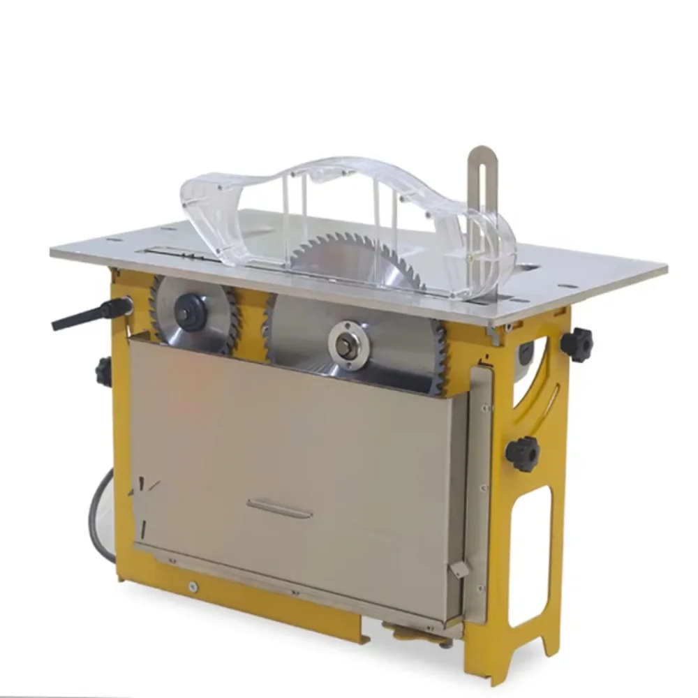 Woodworking Precision Slide Table Saw New Foldable Multifunctional All in One Dust Free Mother Son Saw Workbench
