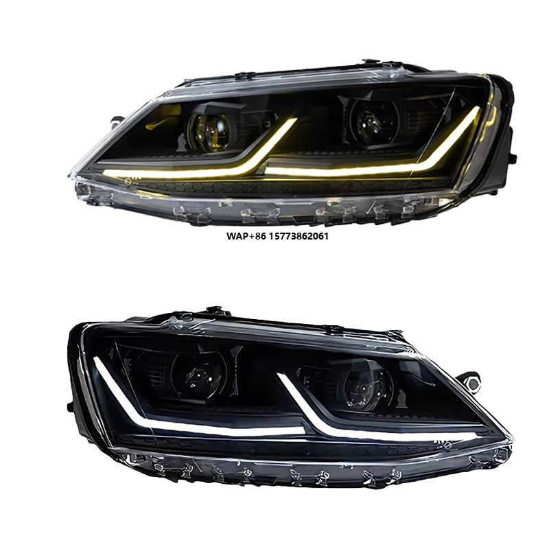 

2 Pieces for Jetta 6th Gen Headlights 2012 2018 Jetta MK6 LED Front Lamp Upgrade Style Head Light