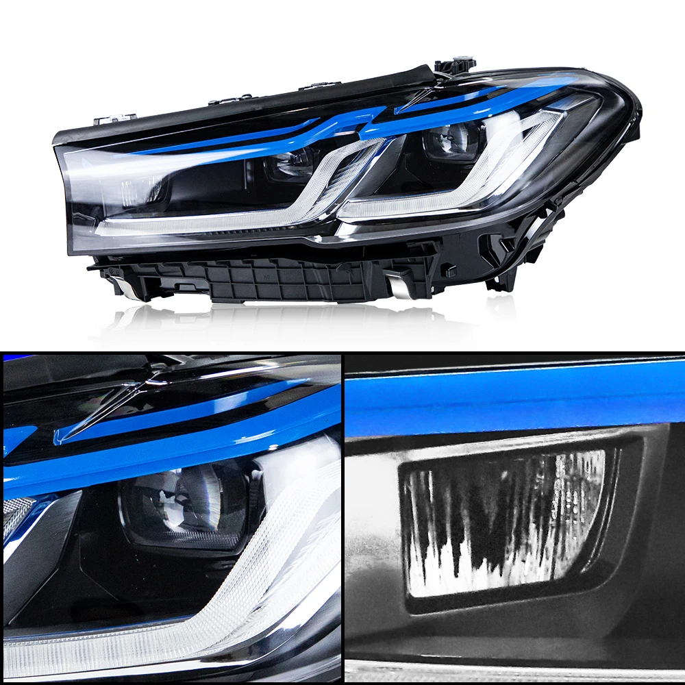 

1Pair For Bmw G30 Headlights 2021-2023 G38 Led Projetor Head Auto Lamps Car Front Drl Signal Lights Plug-Play Headlamp Assembly
