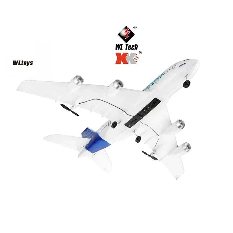 WLtoys XKS A120 RC Aereo 2.4G 3CH 3D/6G Dual Power EPP Materiale Aereo elettrico scorrevole