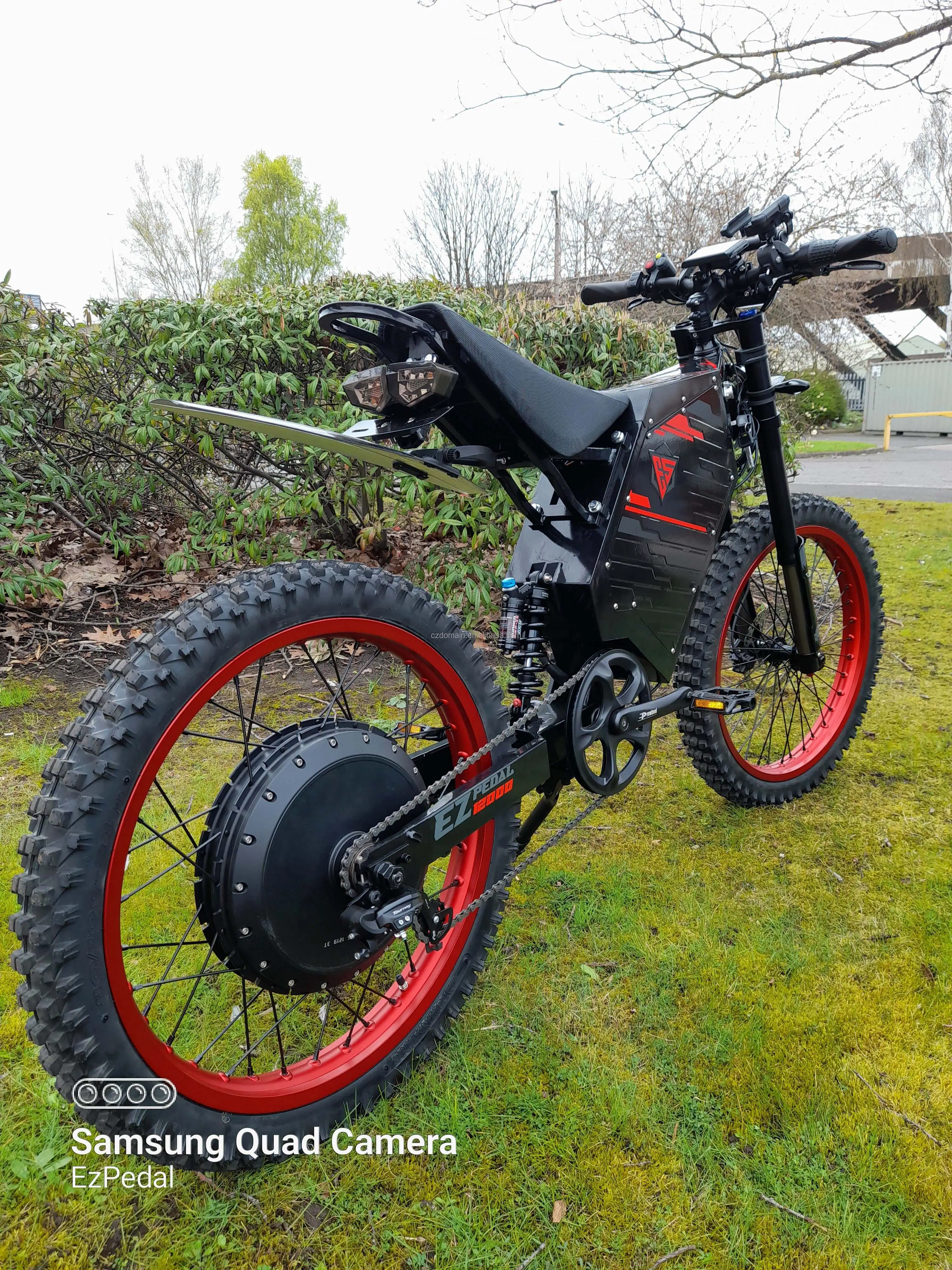Cheap Wholesale 12000 72v 12k Dual Suspension Electric Mountain Bike Eu Warehouse Off Rode Bike for Daily Riding