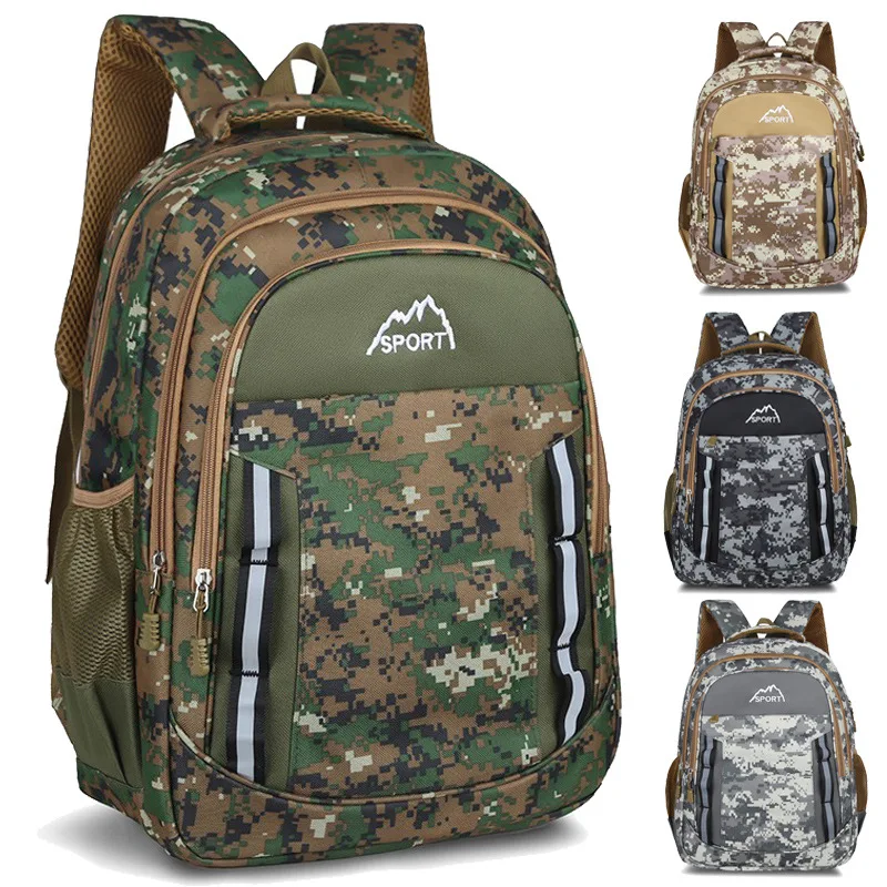 

Новинка 2025 года, нейлоновый мужской рюкзак большой вместимости, камуфляжный рюкзак для отдыха, путешествий, альпинизма, кемпинга, тактический рюкзак