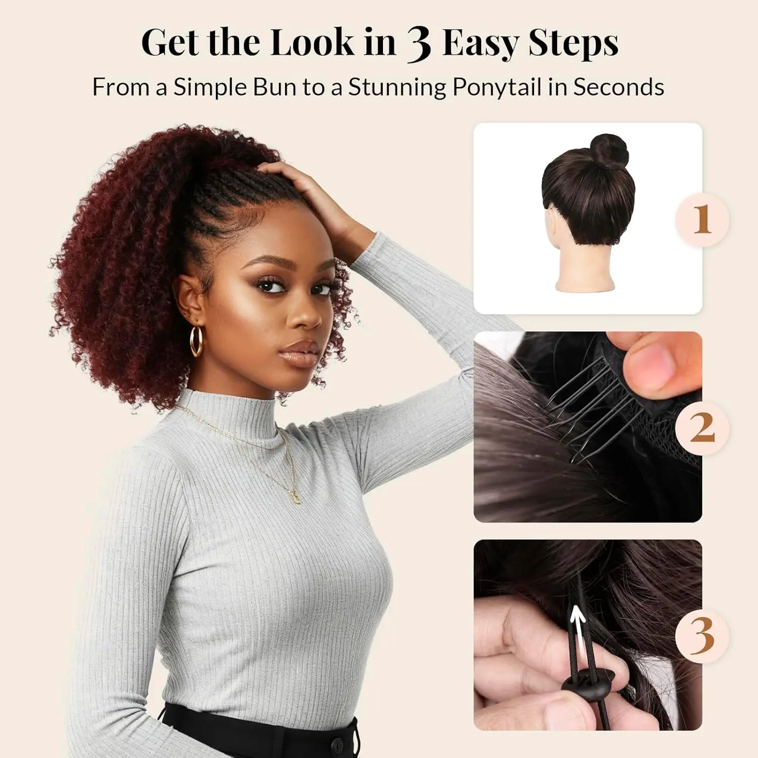 Thumbnail 4 - #27 Compare Synthetic Ponytails Before You Buy