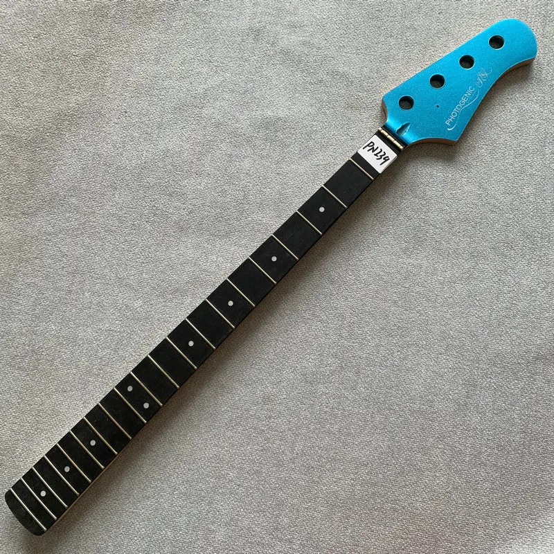 

PN239 ‌Blue Headstock Photogenic 4-String 20 Frets Bass Neck Maple/Rosewood Right-Handed, DIY Replace Part for Electric Bass