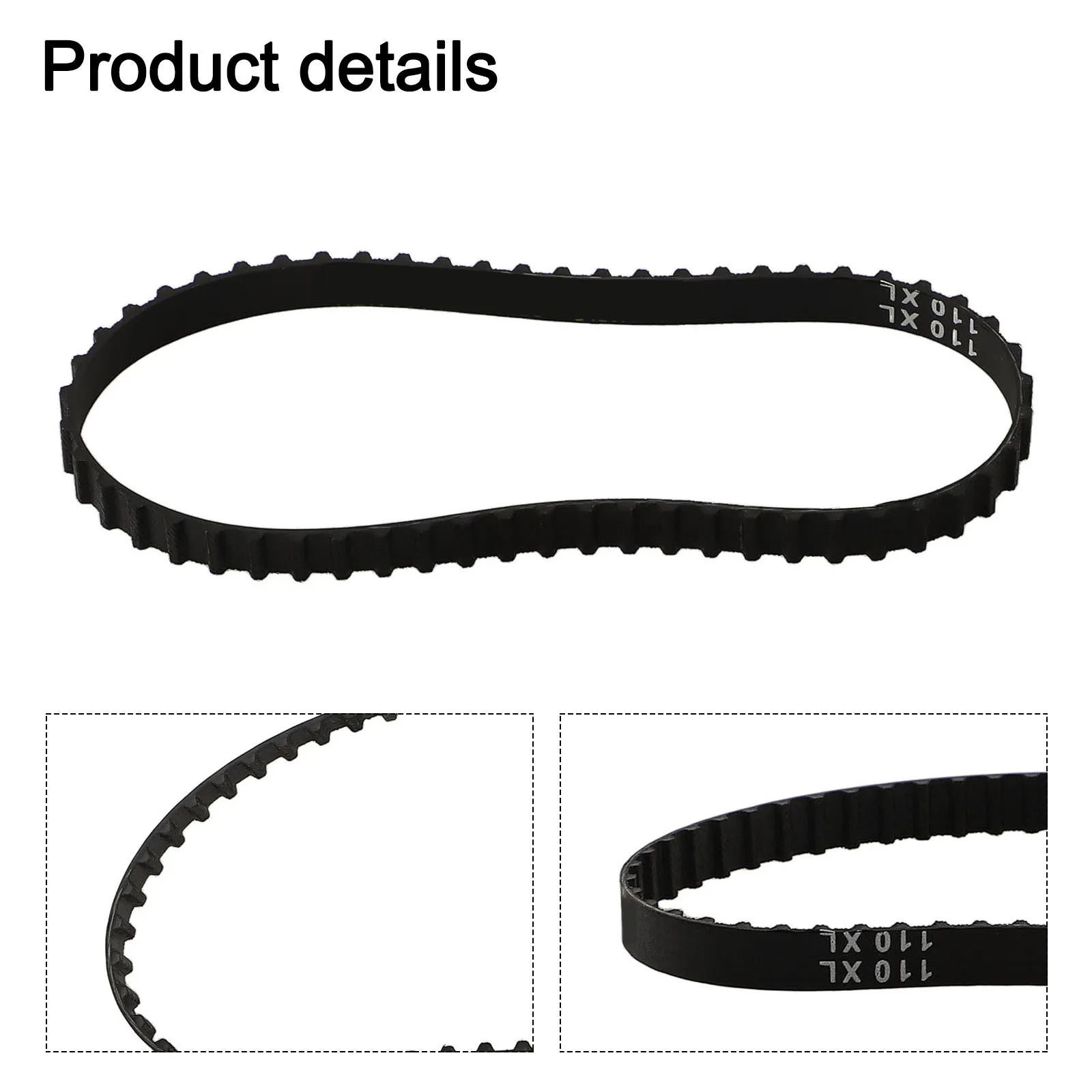 Drive Belt For Sander Belt For Sander Sander Replacement BR300 Sander Black Rubber Material Brand New Condition