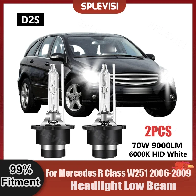 SPLEVISI 1 Pair High Intensity Discharge Lamp Xenon Light For Mercedes R Class W251 2006 2007 2008 2009 Car Xenon Lights Bulbs