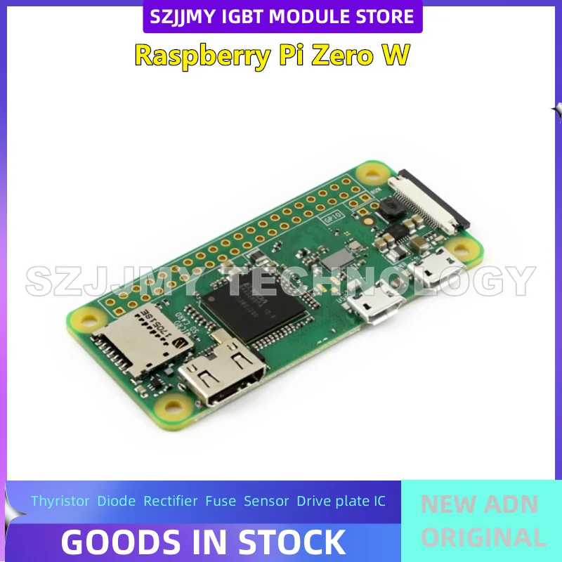 

Raspberry Pi Zero W pi0 onboard WiFi/Bluetooth with pin kit NEW ORIGINAL IN STOCK
