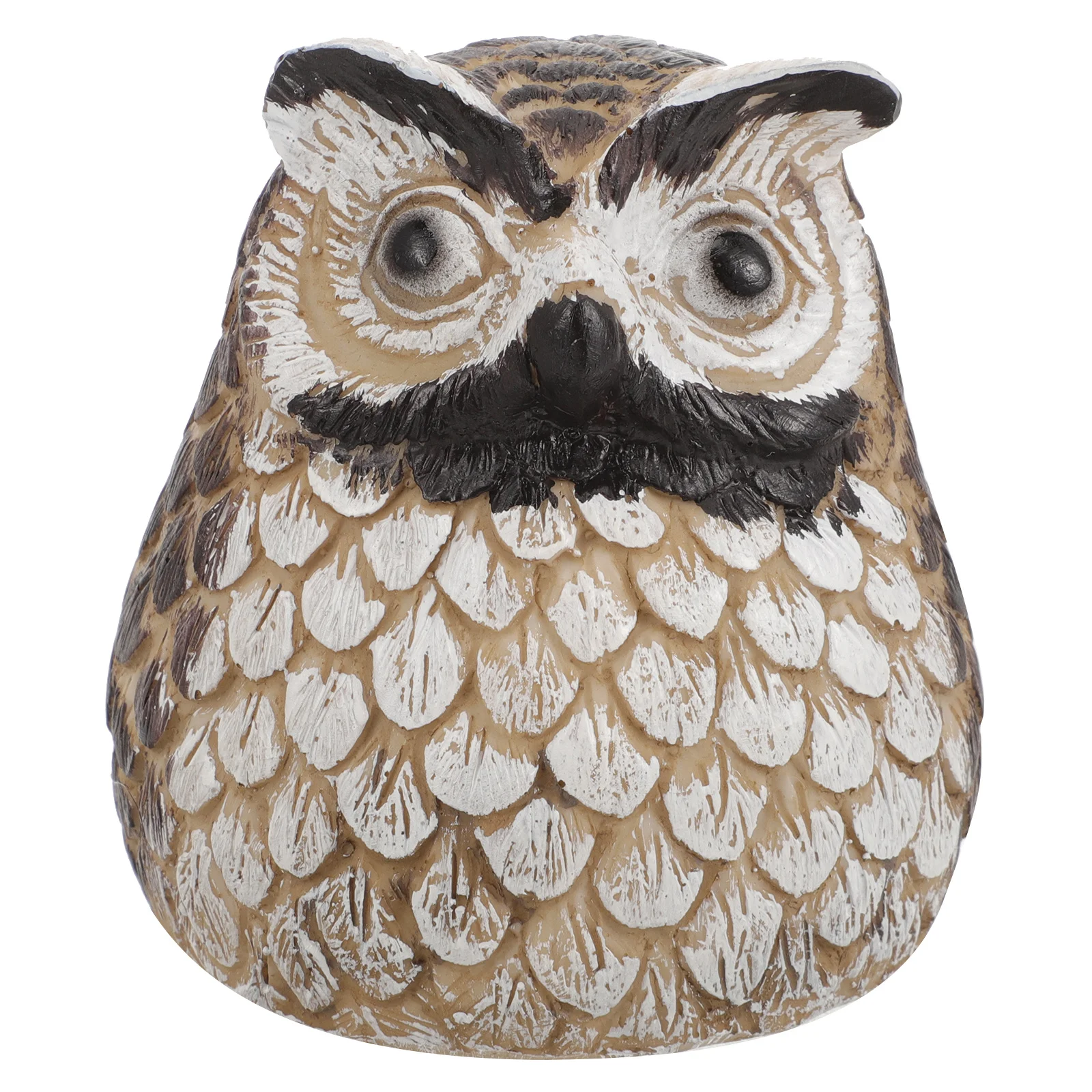 Caja porta llaves de piedra con apariencia de búho, resina para patio exterior, ocultador de llaves oculto, estuche de almacenamiento de roca falsa para jardín, duradero, resistente a la intemperie