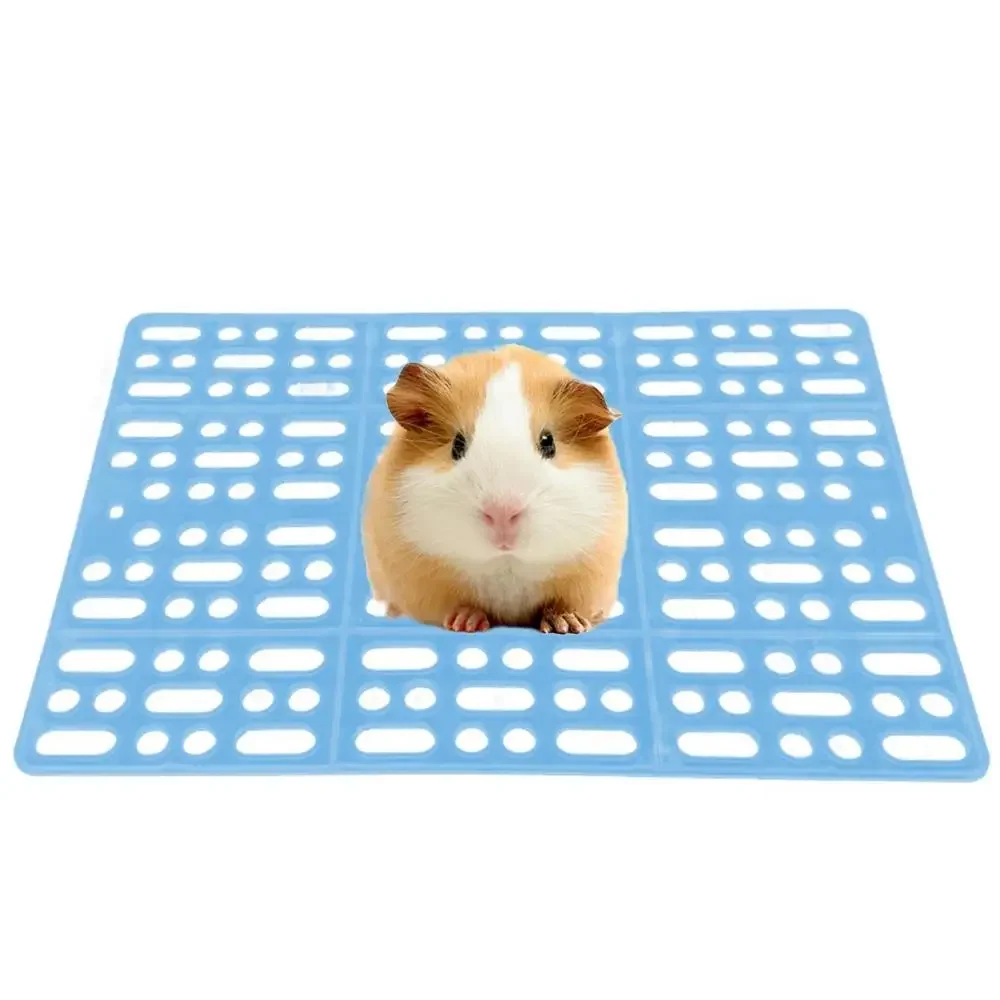 Large Mesh Rabbit Foot Pads Holland Pig Totoro Dolphin Dung Leak Plate Pet Cage Foot Pads Hamster Cage Can Be Assembled Trays