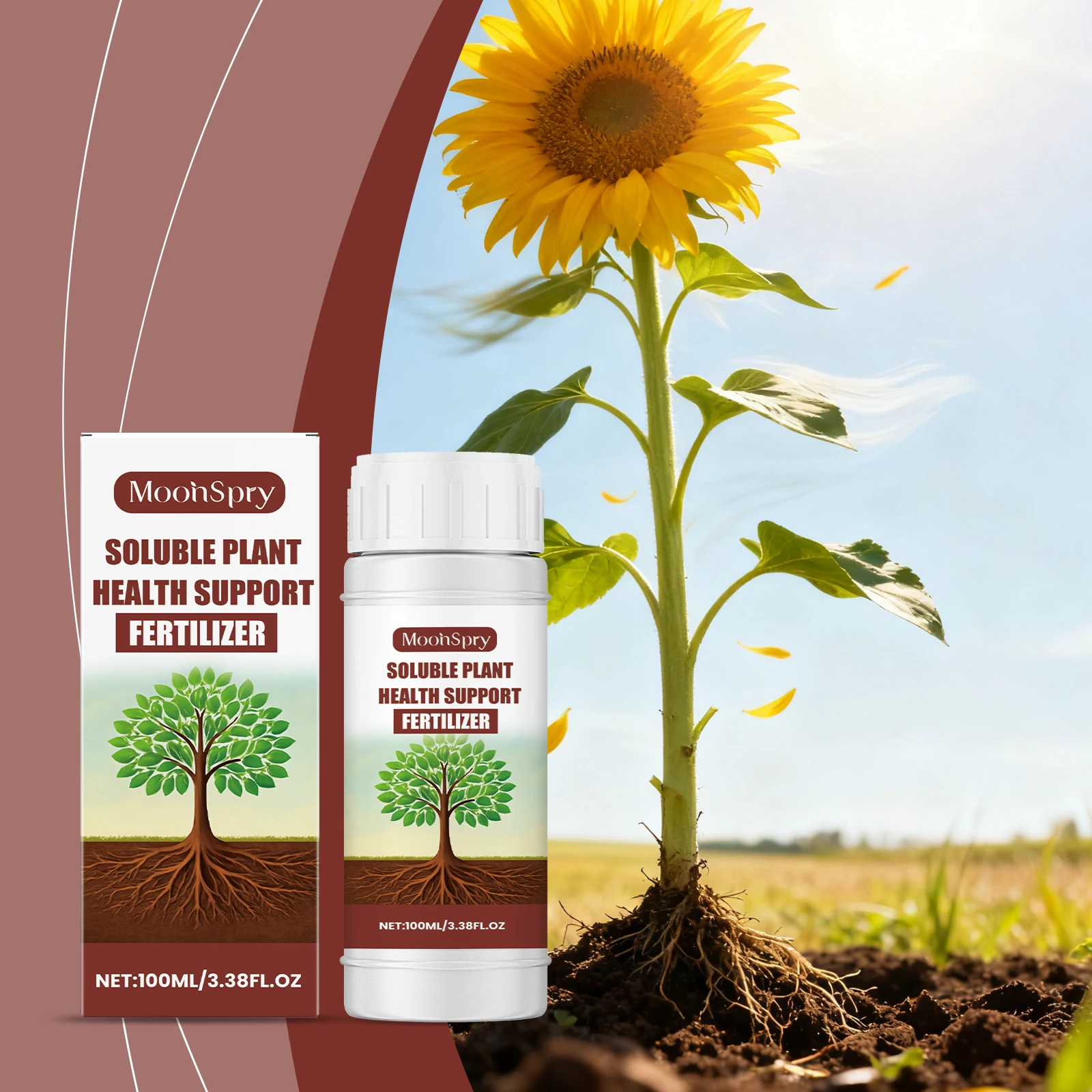 

Plant Root Nutrition Fertilizer Aid Root Growth Care Potted Flowers All-Purpose Care Liquid Improve Water Nutrient Uptake