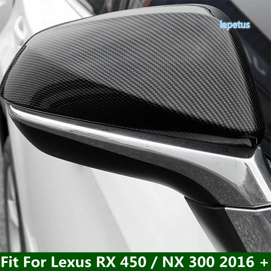 

Outer Side Door Turning Rearview Mirror Protector Rain Eyebrow Cover Trim For Lexus RX 450 / NX 300 2016 - 2021 Car Accessories