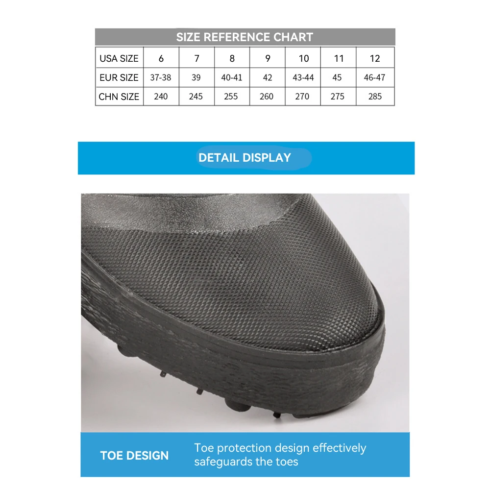 Unisex Erwachsenen-Rockfishing-Schuhe mit rutschfesten Noppen, Rafting- und Creek-Schuhe, Strand- und Wasserschuhe aus Neopren zum Schwimmen, Surfen und Waten – Detail 1