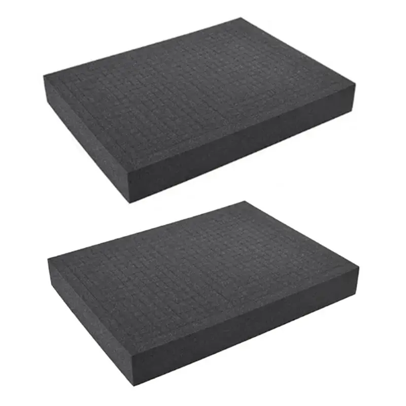 2PCS Pick Apart Foam For Toolbox Pre-Cutting Foam Insert High Density Shadow Foams 350X250x40mm-ABUA