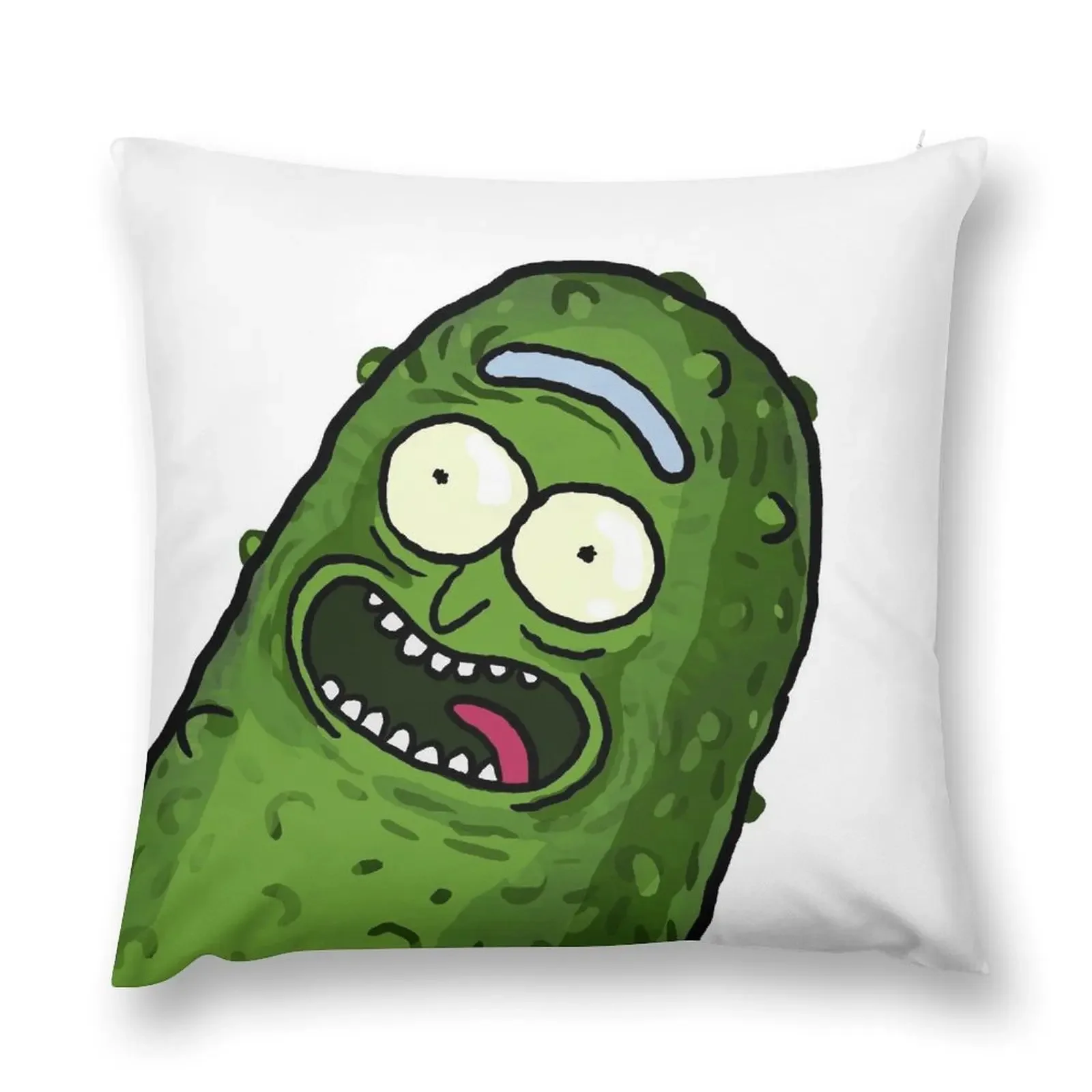 Pickle Rick Throw Pillow pillow pillowcase Sofa Cushion Cover Cushion Cover Pillows Aesthetic pillow