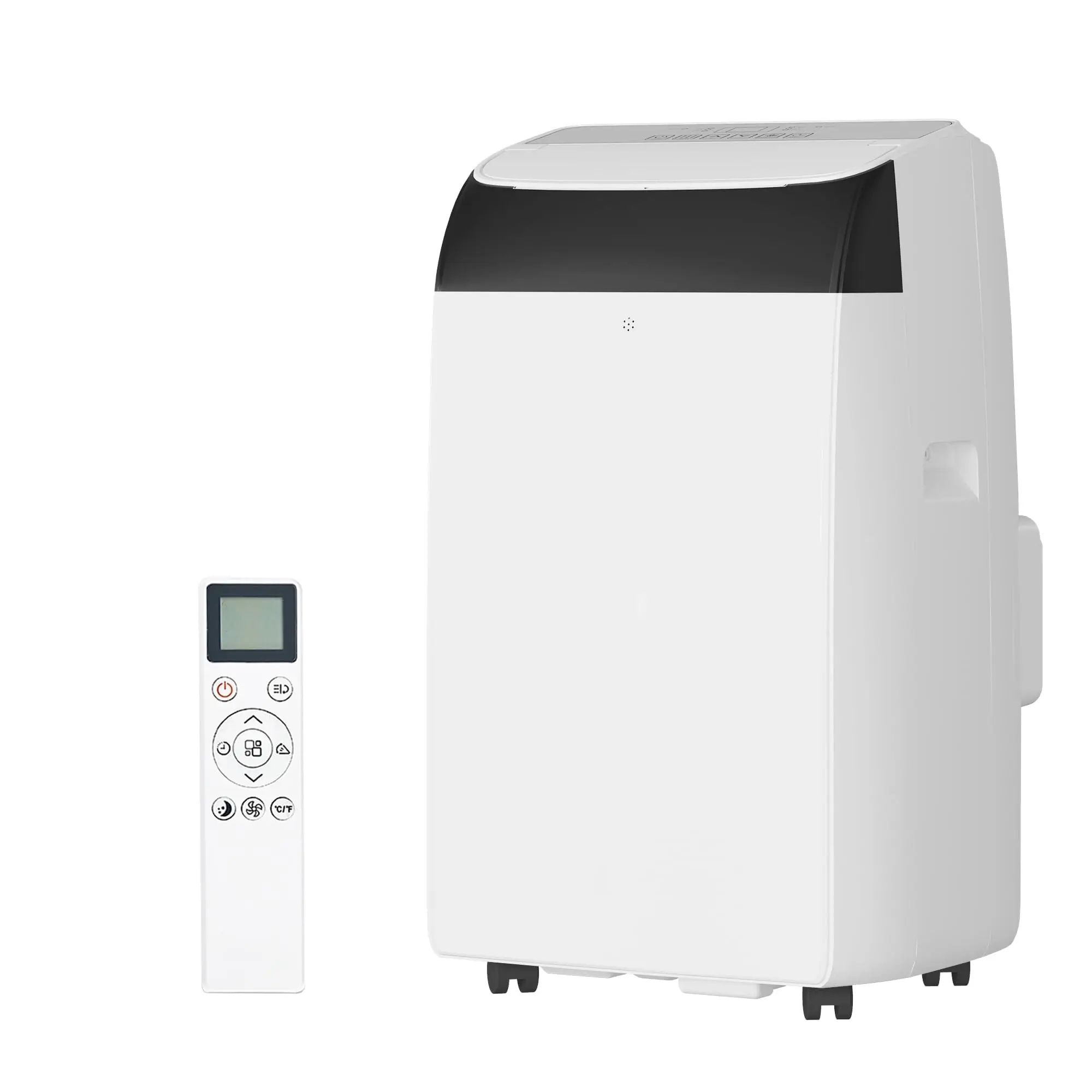 14,000 BTU Portable Air Conditioner with Dehumidifier & Fan, Portable AC Units Cools up to 750 Sq. Ft., Remote Control, Auto Swing, Sleep Mode, White Top