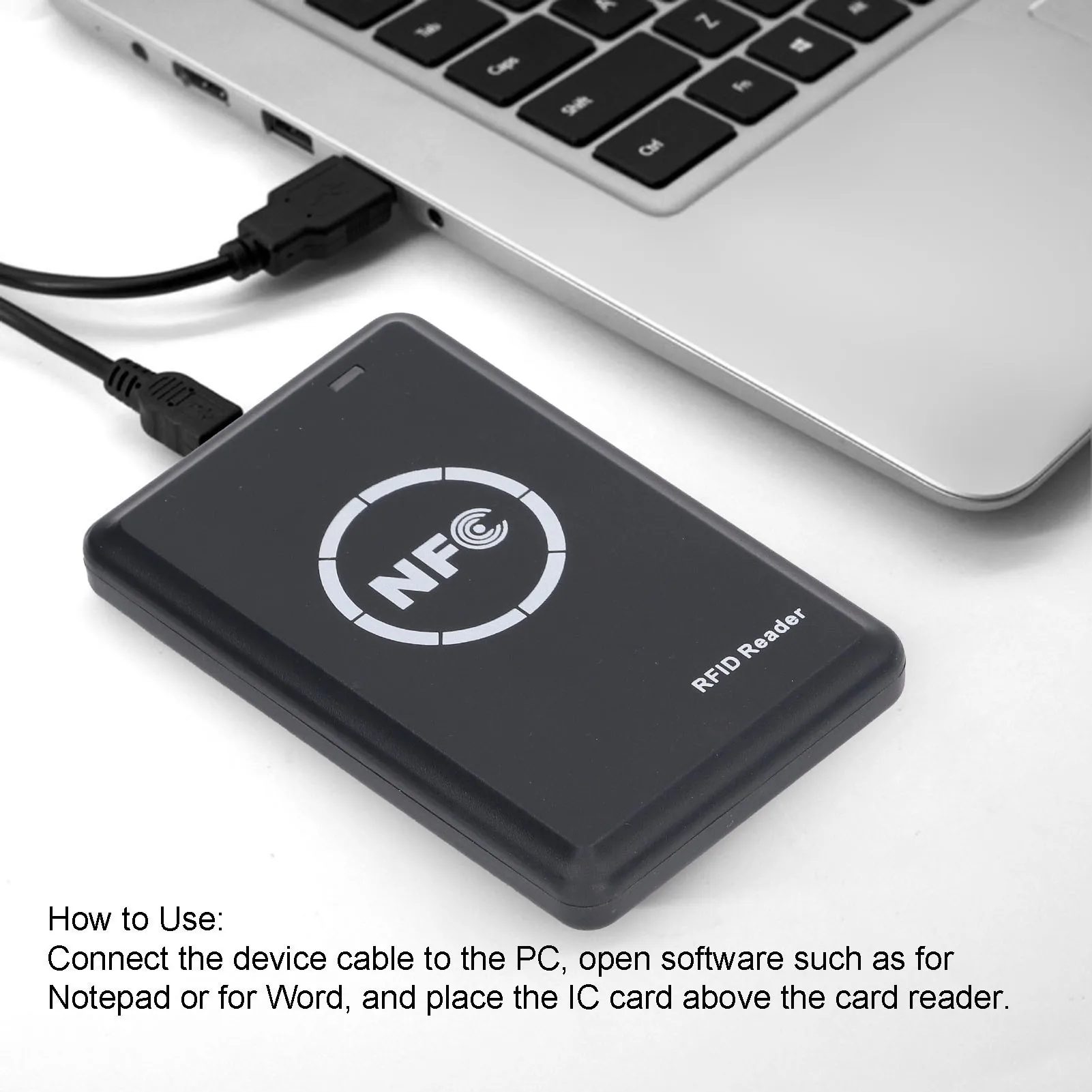 

ZK30 NFC Reader Writer Quick Response Accurate Stable Reading Non Contact USB NFC Reader 5V