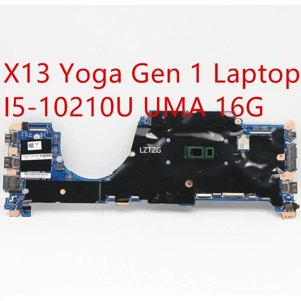 

Motherboard For Lenovo ThinkPad X13 Yoga Gen 1 Laptop Mainboard I5-10210U UMA 16G 5B20X83488 5B21C40347