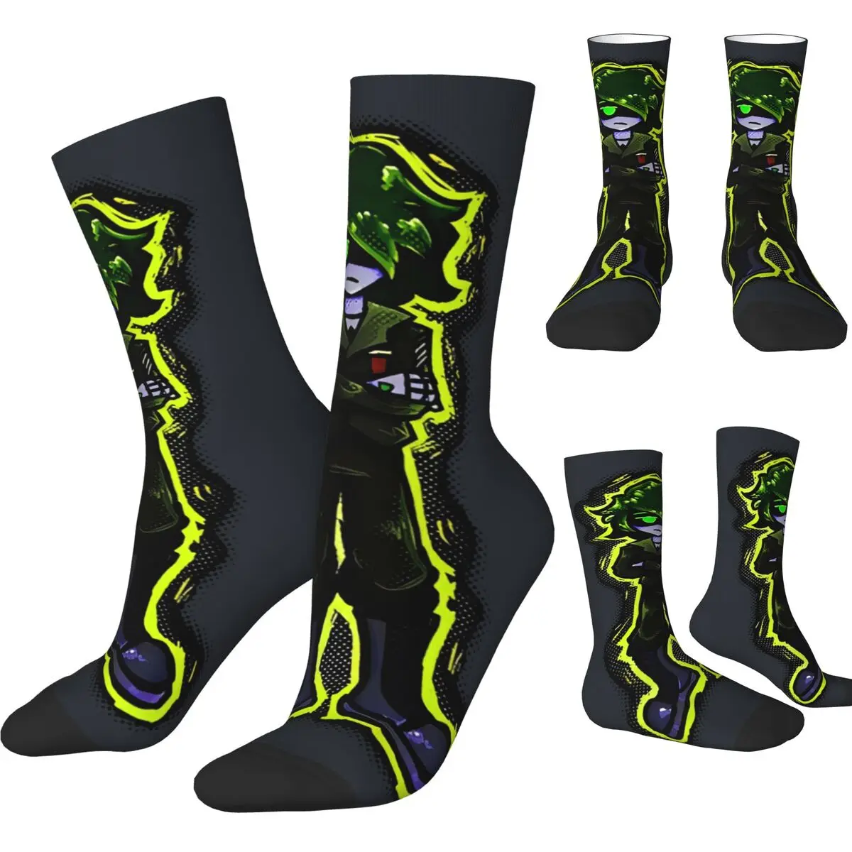 Murder Drones Socks worker drone military Casual Stockings Couple High Quality Skateboard Socks Spring Custom Non Slip Socks