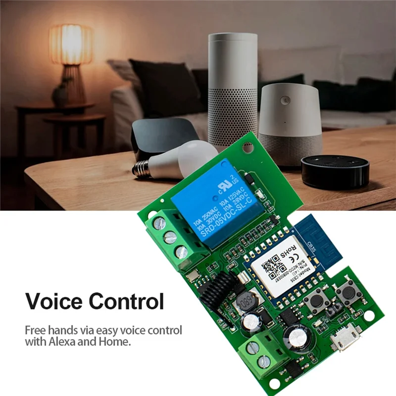 ABMF-Wi-Fi умный переключатель 7-32 В 10A релейный контроллер 433RF открывалка для ворот гаража Smart Life Tuya приложение самоблокирующийся релейный модуль