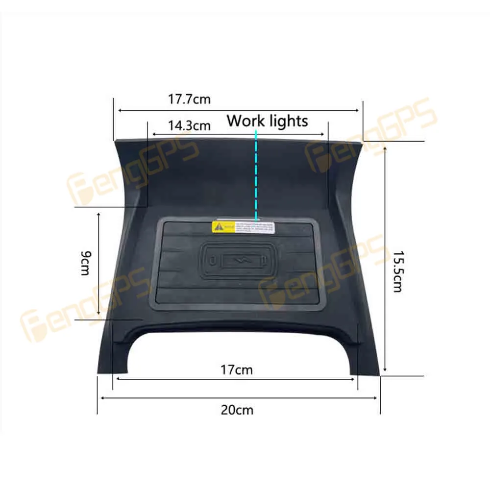

Специальное автомобильное беспроводное зарядное устройство 15 Вт, центральная консоль, панель быстрой зарядки телефона для Land Rover Discovery Sport 2016-2019, интерьер