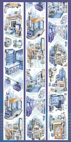 1 Loop Washi Pet Tape Prov Shine Series, Jordgubbsbjörn, Serendipity, Time City, Flytande ljus, Time Street • Jade eller smaragd 10 best sales jordgubbs-washitejp - №9