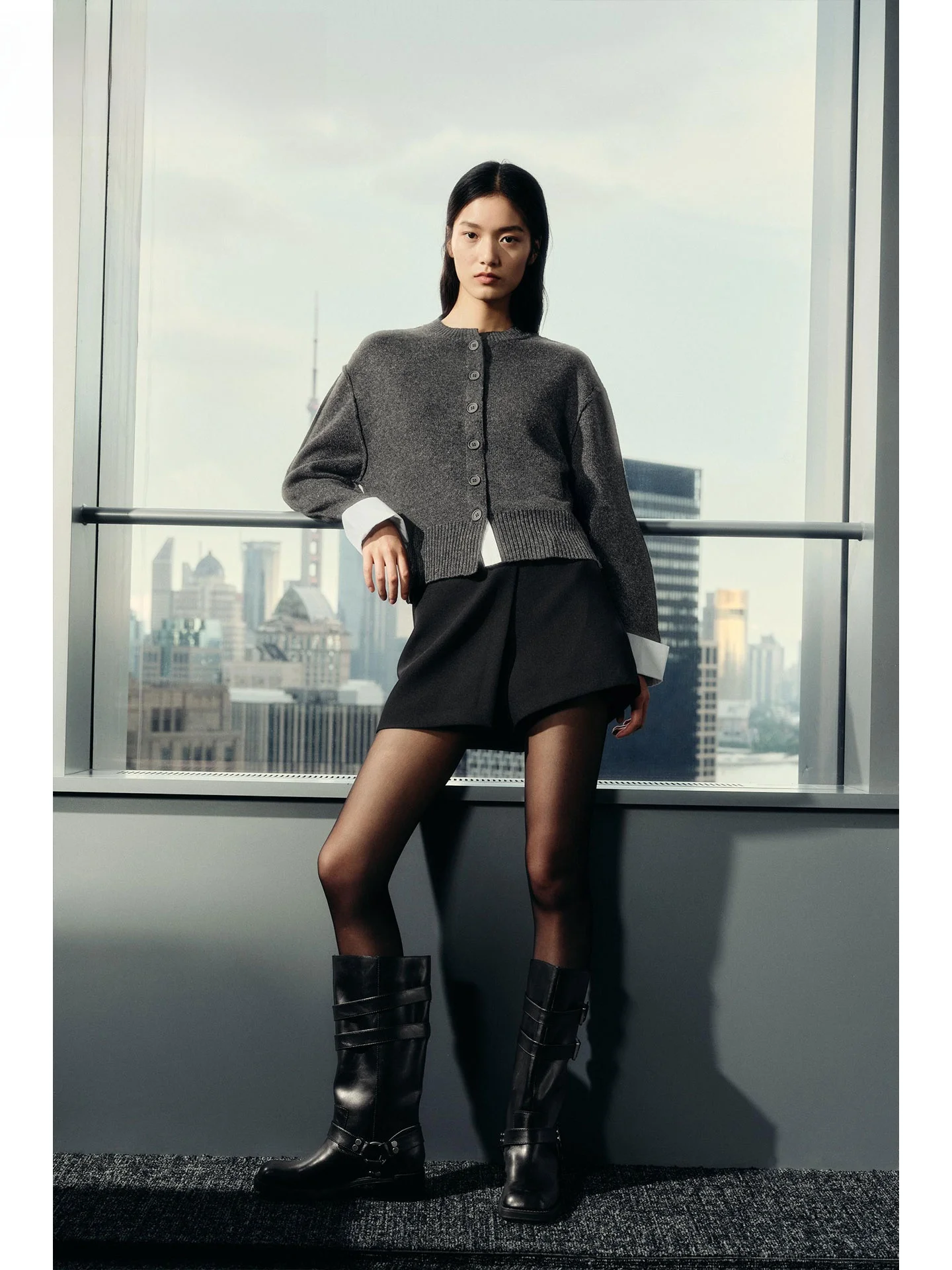 

ZAPRHA Faionable Long Sve Трикотажная повседневная верхняя одежда Женский открытый кардиган Осень 2023 Новый дизайн прямого кроя