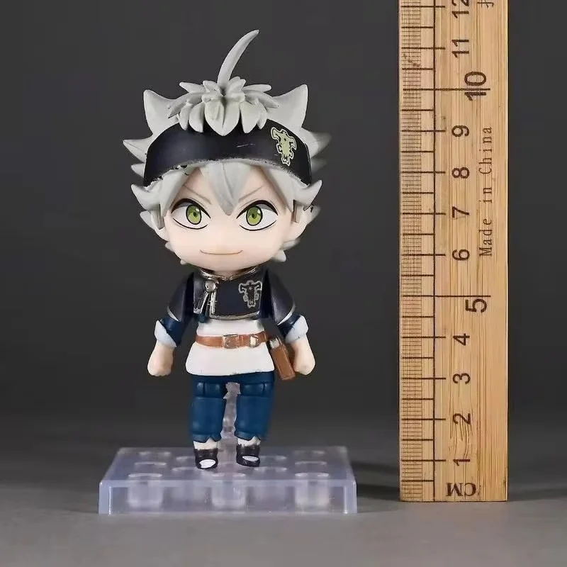 Black Clover Asta # Figura de acción de PVC versión Q 2659, con rostro intercambiable, en caja, juguete coleccionable, regalo para fanáticos del anime.
