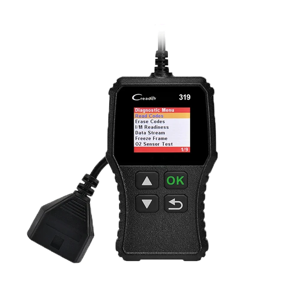 

Car Diagnostic Tool For Launch X431 CR319 Creader Car Code Reader Full OBD2 Scanner Tool Turn Off Warning Light Multilingual