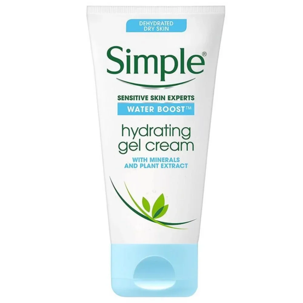 Crema de Gel hidratante con aumento de agua SIMPLE, 50ml, hidratante de larga duración, refrescante, bloqueo de agua, mejora la embotamiento, cuidado de la piel Facial