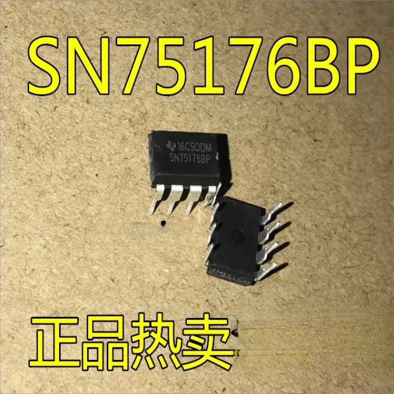 

100PCS New SN75176 SN75176BP Direct Insert DIP-8 Differential Bus Transceiver/Receiver Chip