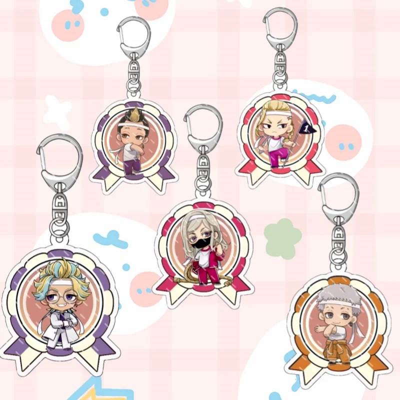 5Cm Anime Diy Keychain Pendant for Ran Haitani Shuji Hanma Izana Kurokawa Bag Backpack Pendant Creativity Exquisite Gifts Toys