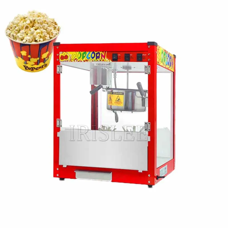 

Commercial Popcorn Machine Stall Electric Heating Automatic Popcorn Machine New Popcorn Equipment