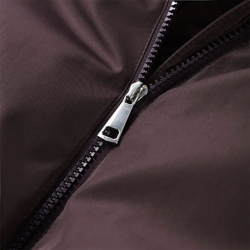 Hooded Skiing Coats Women Solid Stand Collar Belts Pleated Zippers Full Sleeve Thicken Cotton Jacket 2026 Winter Lady Outwears