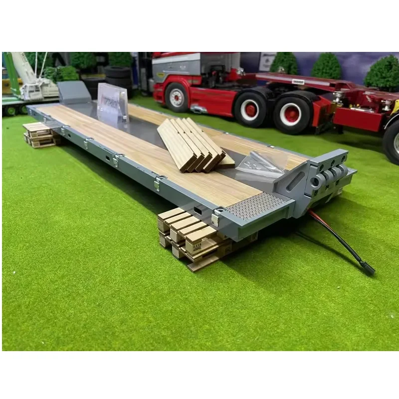 Remolques Nooxion FURY BEAR modelo 2 + 5 series actualizados con el kit de módulo plano bajo 1/14 rastreadores de remolque de ingeniería