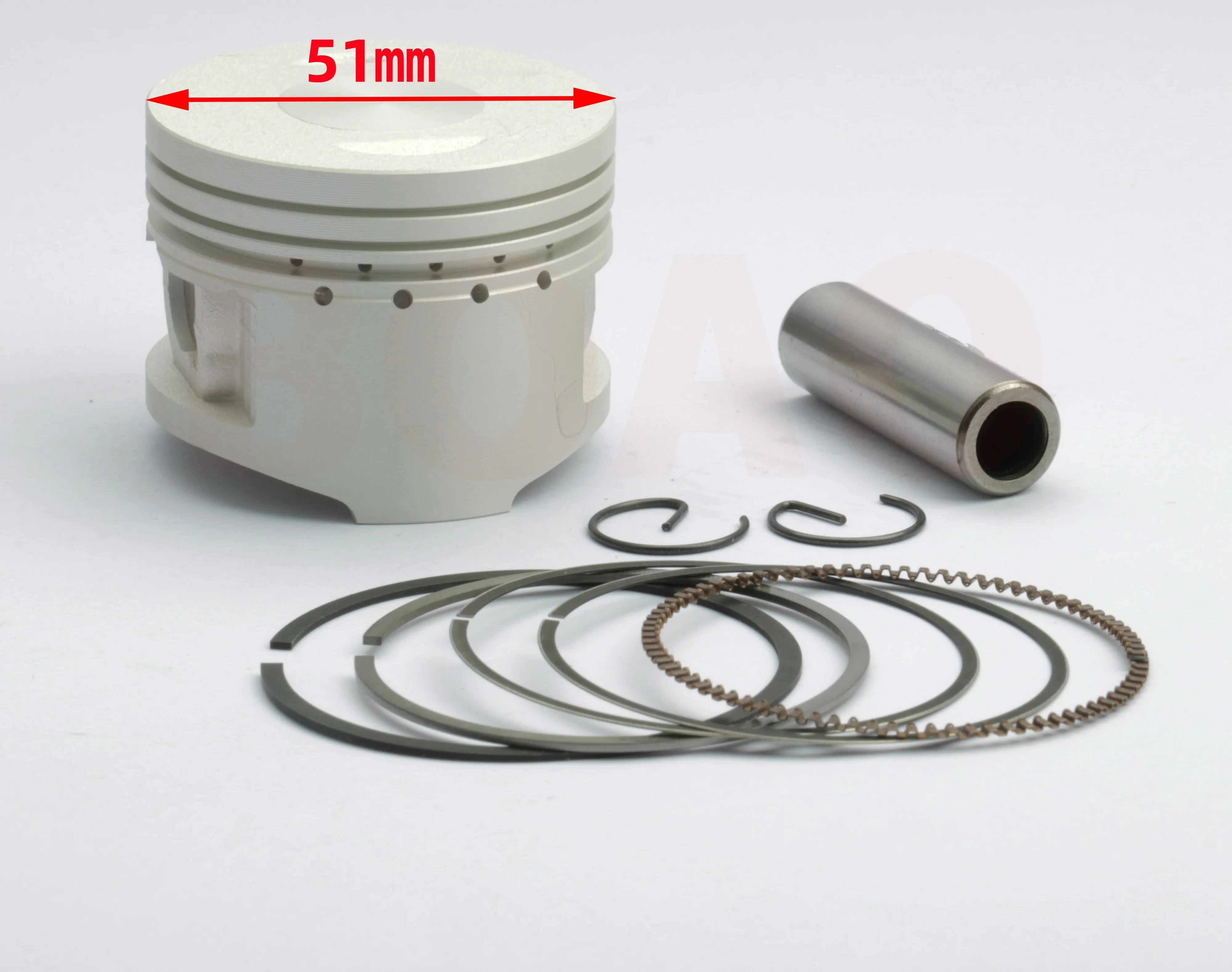 Motorcycle Piston and Ring Kit For Yamaha C8 LYM110-3 LYM 110 110cc Engine Spare Parts