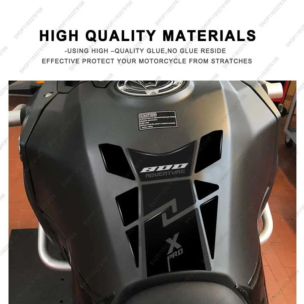 For Kove 800X 800 X Pro Limited Edition New 3D Epoxy Resin sticker kit Motorcycle side fuel Tank Pad Protection Sticker - Image 5