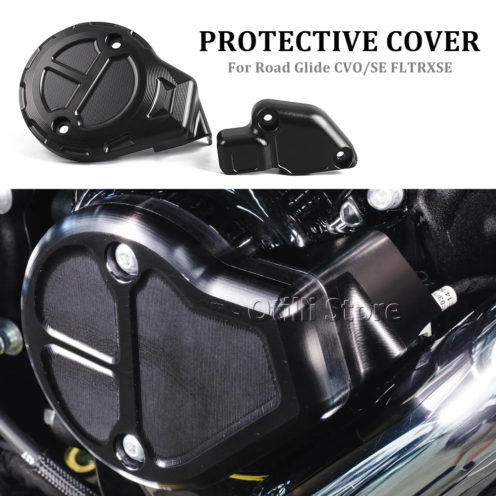 

Fit For Road Glide CVO ST FLTRXSTSE Street Glide CVO/SE FLHXSE 2024 2025 2026 Motorcycle New Touring Timer Cover Sensor Cover