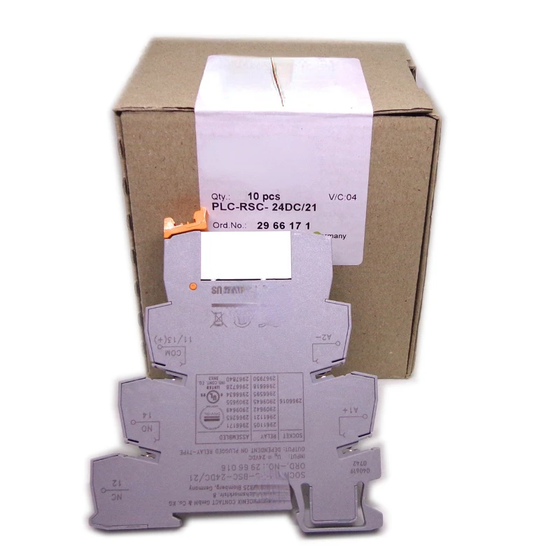 1 sztuk (przekaźnik + gniazdo) PLC-BSC-24DC PLC-RSC-24DC 21 NO.2961105 Slim przekaźnik