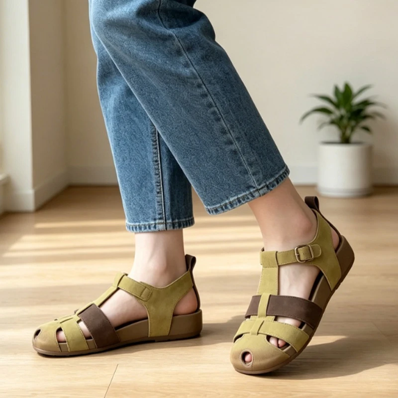 Flache Damensandalen, Lässige Modeschuhe, Marken-Pantoffeln, Komfortable Slides, Trendige Slingback-Sportschuhe, Mujer Flip-Flops