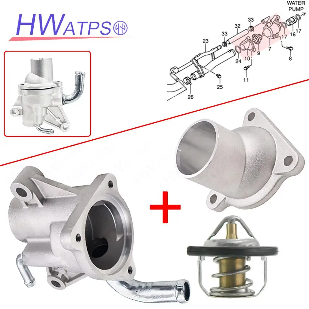 17690-80JA0 17561-80JA0 Thermostat Housing For Suzuki Swift SX4 Crossover 2011-2007 17690-80JA0 mitsubishi montero