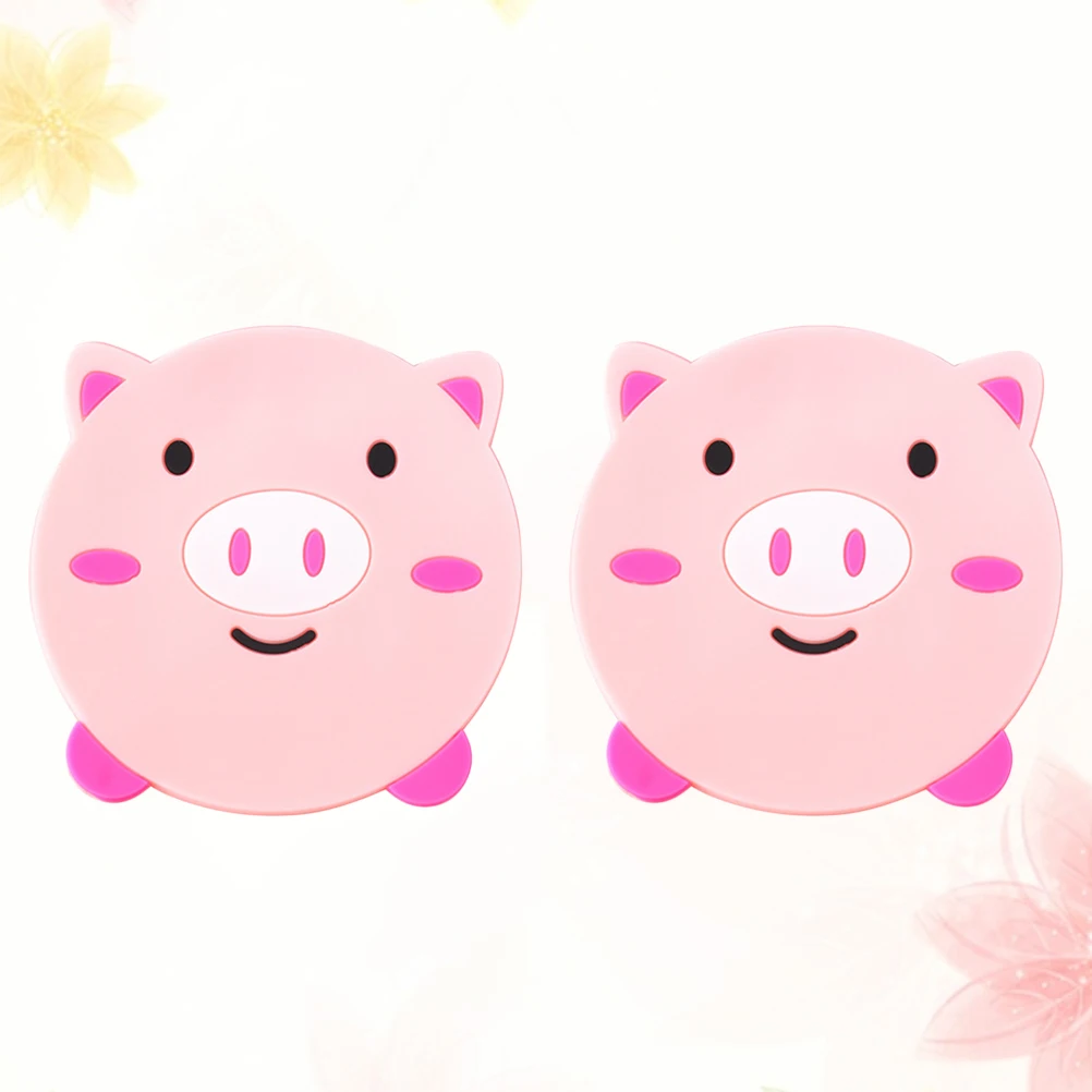 

10 Pcs Animal-shaped Coasters Cartoon Pvc Soft Rubber Creative for Drinks Pattern