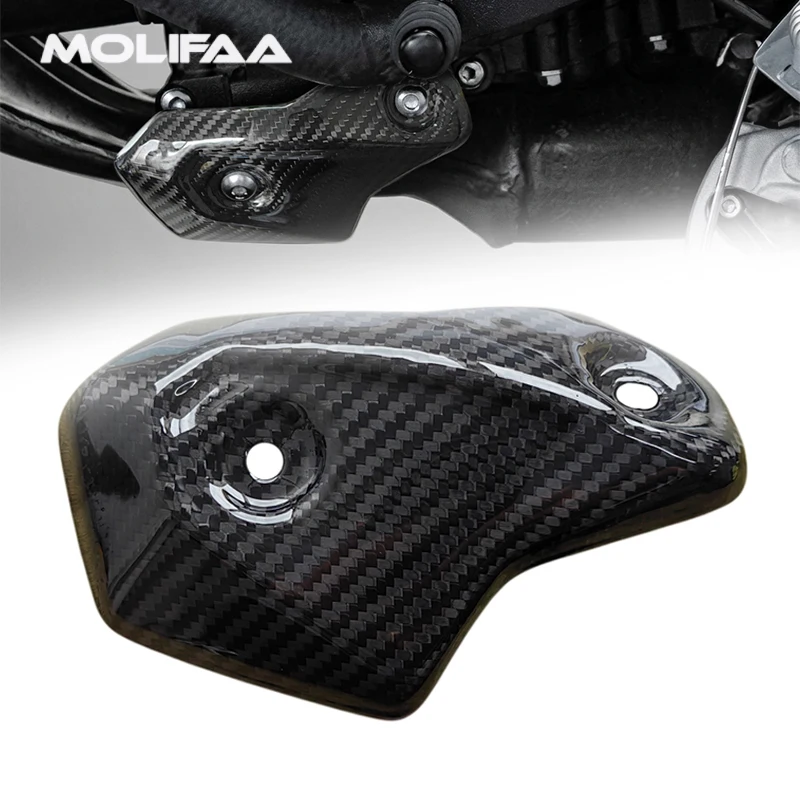 for Triumph Tiger 900 GT 2025 - 2026 Motorcycle Exhaust Pipe Protection Cover Decoration Shell Carbon Fiber Guard Accessories