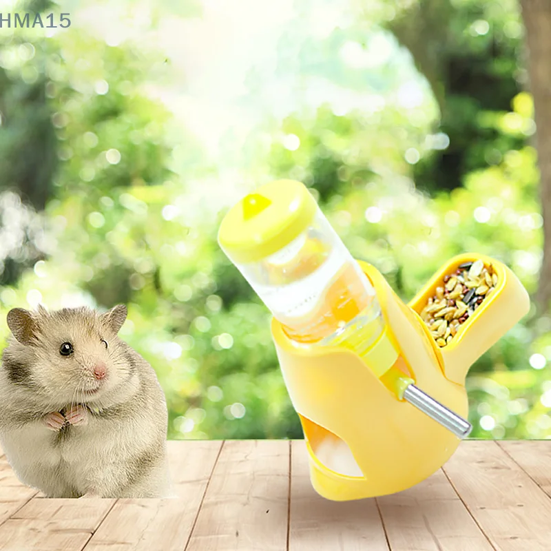 Essential Hamster Water Bottle, Petite Animal Food Dispenser Accessory, Automated Feeding Device.